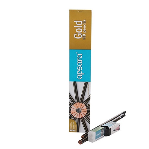 Apsara Gold Pencil Pack of 10